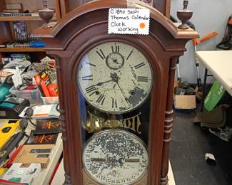 vintage Seth Thomas calendar clock 