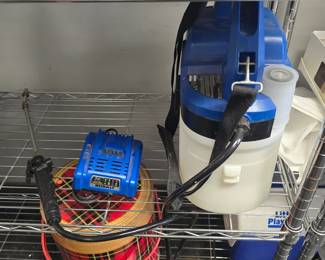 Kobalt electric pump sprayer with charger and batteries 