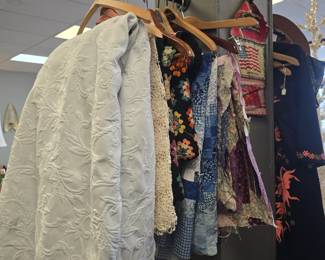 quilts, and vintage clothing 