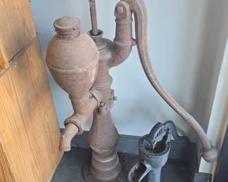 vintage large well pump 