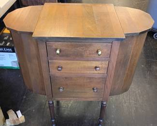 vintage sewing cabinet 