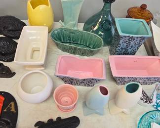 large McCoy pottery collection