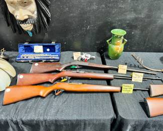 H&R 20 Gauge, Stevens Savage Arms Model 87A .22 Short/Long Rifle, Mossberg Model 173B 410 Gauge Orlando Estate Auction