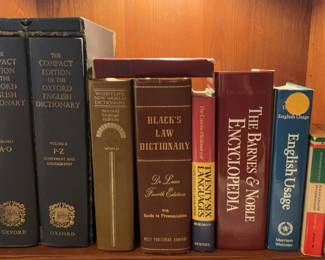 The Compact Edition Of The Oxford English Dictionary Blacks Law Dictionary More