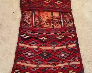 Vintage Handmade Tribal Saddlebag Khorjin