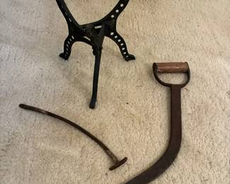 Forged Metal Hooks And Metal Display Base