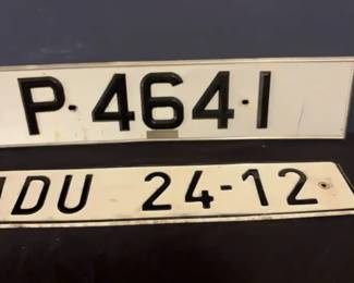 Granada License Plate Other Foreign Plate