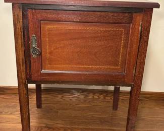 Antique Mahogany Edwardian Bedside Table