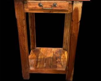 Small Kitchen Wood Prep Table