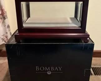 Pair Of Bombay Co Artifact Display Cases