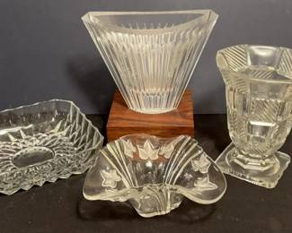 Crystal And Cut Glass Vases And More