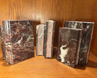 Marble Bookends