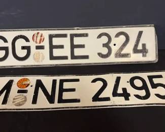 German License Plates