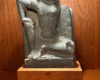 Stone Sculpture Of Diety Pancika