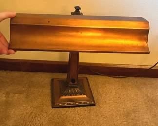Art Deco Copper Desk Lamp