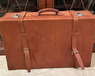 Vintage Leather Suitcase