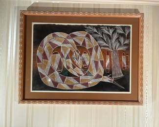 Aboriginal Snake Painting