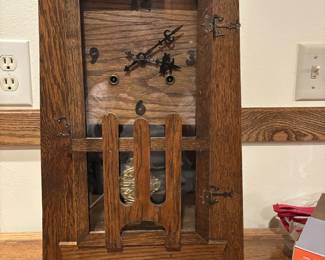 Mission Style Mantle Clock