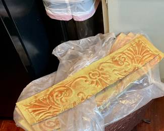 pieces of ceiling panels