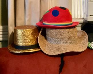 Lots of hats for costumes