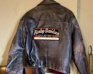 leather jacket, Harley-Davidson