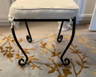 #16	Iron vanity stool w/ cushions	 $ 25.00 																												
