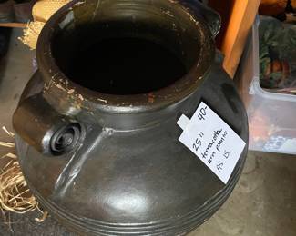 #82	Terracotta urn planter- 25" YOU MOVE (as is)	 $ 40.00 																												