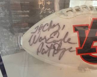 #100	Auburn Signed Football - Pat Dye, Andy Campbell #14	 $ 100.00 																												