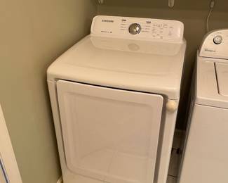 #79	Samsung Dryer Model No. DV40J3000EW/A2 - Whirlpool Washer w/agitator.	 $ 400.00 																												