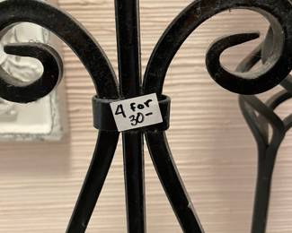 #42	Set of 4 Iron Candle Stands	 $ 30.00 																												
