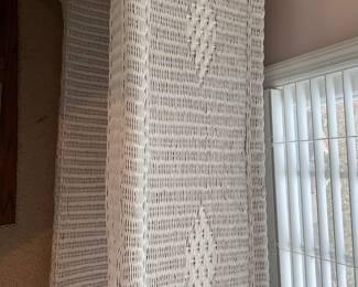 #58	White wicker Long Sofa Table - 48x16x34	 $ 50.00 																												