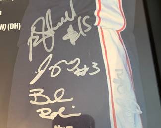 #102	Auburn University Tiger Basketball 2003-2004 Signed Season 16 Signatures	 $ 75.00 																												