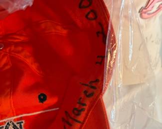 #92	"Aubie" The Tiger Mascot Signed Auburn Hat - 	 $ 50.00 																												