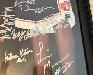 #102	Auburn University Tiger Basketball 2003-2004 Signed Season 16 Signatures	 $ 75.00 																												
