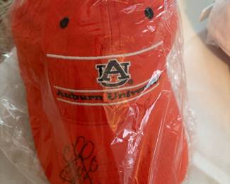 #92	"Aubie" The Tiger Mascot Signed Auburn Hat - 	 $ 50.00 																												