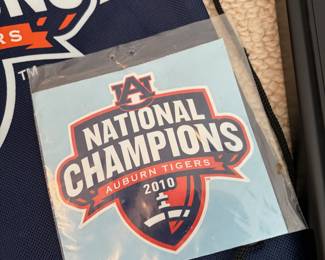 #98	Auburn National Champions 2010 - Set of Memorabilia, 9pcs.	 $ 75.00 																												