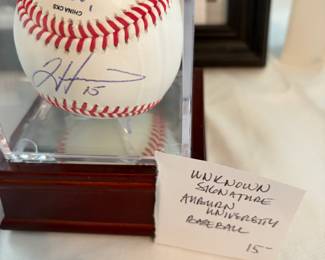 #95	Signed Auburn Baseball #15	 $ 15.00 																												