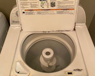 #79	Samsung Dryer Model No. DV40J3000EW/A2 - Whirlpool Washer w/agitator.	 $ 400.00 																												
