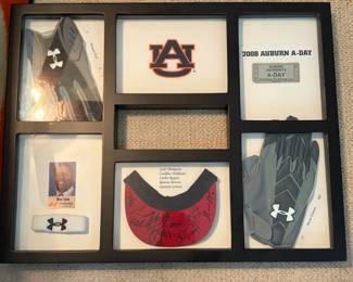 #103	Auburn 2008 Auburn A-Day Game Memorabilia Shadow Box	 $ 100.00 																												