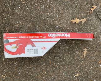 #88	Homelite 17in Electric Hedge Trimmer	 $ 20.00 																												
