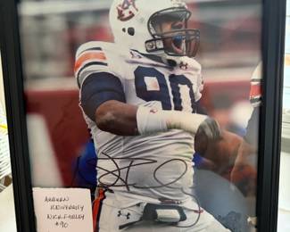 #93	Auburn University "Nick Farley" #90 autographed 8x10	 $ 25.00 																												