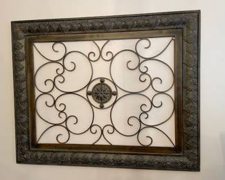 #72	Rectangle Metal Decorative Wall Hanging 40x32	 $ 30.00 																												