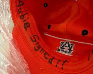 #92	"Aubie" The Tiger Mascot Signed Auburn Hat - 	 $ 50.00 																												
