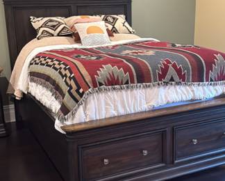 Bedroom Set w Mattress and Nightstand