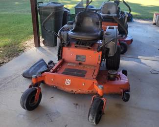 2 Husquavarna Zero turn mowers