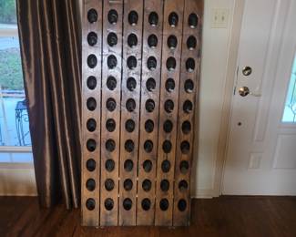 Huge wine rack,