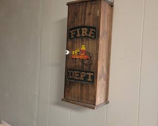 A beautiful place to store your fire extinguisher