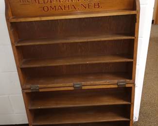 Folding seed display.