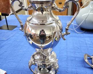 Silverplate coffee server.