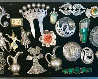 Vintage Sterling pieces.